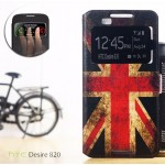 เคส HTC Desire 820S l เคสฝาพับ เปิด-ปิด อัตโนมัติ (รับสายโดยไม่ต้องเปิดฝา) ลายที่ 4