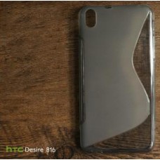เคส HTC Desire 816G (816) เคสยางนิ่ม TPU Two-Tone สีดำใส
