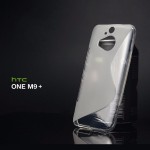 เคส HTC One M9 plus เคสนิ่ม Silicone แบบ 2Tone สีขาวใส