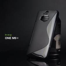 เคส HTC One M9 plus เคสนิ่ม Silicone แบบ 2Tone สีดำทึบ