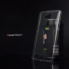 เคส Huawei Ascend Mate 7 เคสนิ่ม Super Slim TPU บางพิเศษ พร้อมจุด Pixel ขนาดเล็กด้านในเคสป้องกันเคสติดกับตัวเครื่อง สีใส