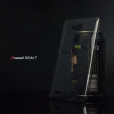 เคส Huawei Ascend Mate 7 เคสนิ่ม Super Slim TPU บางพิเศษ พร้อมจุด Pixel ขนาดเล็กด้านในเคสป้องกันเคสติดกับตัวเครื่อง สีดำใส