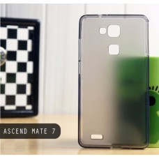 เคส Huawei Ascend Mate 7 l เคสยาง TPU สีเรียบดำ