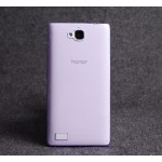 เคส Huawei Honor 3C Soft Case เคสนิ่ม TPU แบบใส-บางพิเศษ (สีม่วงใส)
