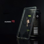 เคส Huawei P8 เคสนิ่ม Super Slim TPU บางพิเศษ พร้อมจุด Pixel ขนาดเล็กด้านในเคสป้องกันเคสติดกับตัวเครื่อง สีดำใส