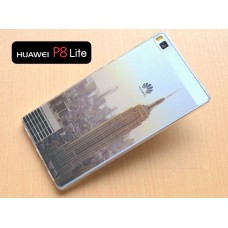 เคส Huawei P8 Lite เคสนิ่ม SILICONE ใสพิมพ์ลายแบบที่ 6