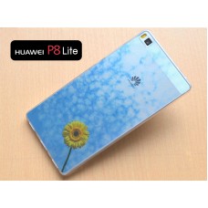 เคส Huawei P8 Lite เคสนิ่ม SILICONE ใสพิมพ์ลายแบบที่ 2