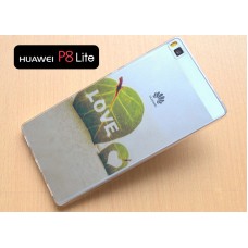 เคส Huawei P8 Lite เคสนิ่ม SILICONE ใสพิมพ์ลายแบบที่ 1
