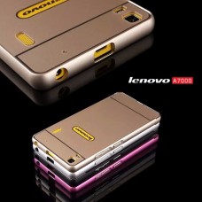 Lenovo A7000 Bumper + Cover สีเงิน