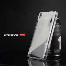 เคส Lenovo A7000 / A7000+ / K3NOTE เคสนิ่ม SILICONE แบบทูโทน สีขาวใส