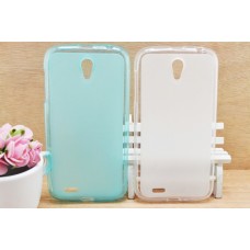 เคสซิลิโคน TPU Lenovo A859 สีฟ้า