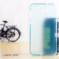 เคส Lenovo S930 / เคสนิ่ม TPU สีเรียบ ฟ้า