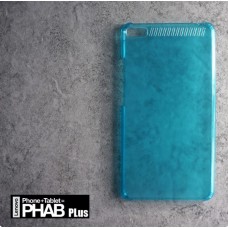 เคส Lenovo PHAB Plus เคสแข็ง สีเรียบกึ่งโปร่งใส สีฟ้า