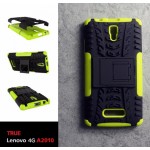 เคส Lenovo A2010 (TRUE Lenovo 4G A2010) กรอบบั๊มเปอร์ กันกระแทก Defender สีเขียวอ่อน (เป็นขาตั้งได้)
