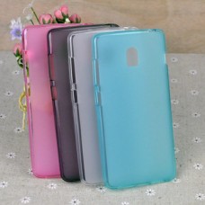 เคส Lenovo Vibe P1 เคสนิ่ม TPU (ลดรอยนิ้วมือบนตัวเคส) สีเรียบ สีขาว