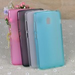 เคส Lenovo Vibe P1 เคสนิ่ม TPU (ลดรอยนิ้วมือบนตัวเคส) สีเรียบ สีดำ