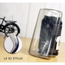 เคส LG G3 Stylus | เคสนิ่ม Super Slim TPU บางพิเศษ พร้อมจุด Pixel ขนาดเล็กด้านในเคสป้องกันเคสติดกับตัวเครื่อง ดำ