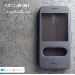 เคส Meizu M2 Note เคสฝาพับบางพิเศษ รับสายได้โดยไม่ต้องเปิดฝา พับเป็นขาตั้งได้จาก Mofi สีเทา