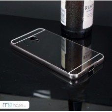 เคส Meizu M2 Note เคสฝาหลัง + Bumper (แบบเงา) ขอบกันกระแทก สีสเปซเกรย์