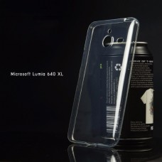 เคส Nokia Lumia 640 XL (Microsoft) เคสนิ่ม Super Slim TPU บางพิเศษ พร้อมจุด Pixel ขนาดเล็กด้านในเคสป้องกันเคสติดกับตัวเครื่อง สีใส