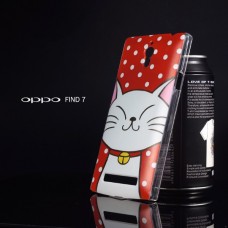 เคส Oppo find 7 เคสแข็งพิมพ์ลาย E