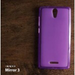 เคส OPPO Mirror 3 เคสยางนิ่ม TPU (สีม่วง)