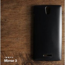 เคส OPPO Mirror 3 เคสแข็งสีเรียบ (ดำ)