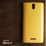 เคส OPPO Mirror 3 เคสแข็งสีเรียบ (เหลือง)