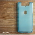 เคส OPPO N3 l เคสยาง TPU สีเรียบสีฟ้า (ป้องกันรอยนิ้วมือบนตัวเคส)