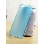 เคส OPPO R1L / R1S soft case เคสยางนิ่ม TPU กึ่งโปร่งแสง สีฟ้า