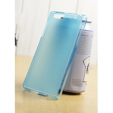 เคส OPPO R1L / R1S soft case เคสยางนิ่ม TPU กึ่งโปร่งแสง สีฟ้า