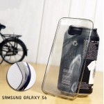 เคส Samsung Galaxy S6 | เคสนิ่ม Super Slim TPU บางพิเศษ พร้อมจุด Pixel ขนาดเล็กด้านในเคสป้องกันเคสติดกับตัวเครื่อง ดำ