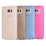 เคส Samsung Galaxy S6 เคสนิ่มยาง TPU สีเรียบ (ฟ้า)