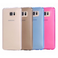 เคส Samsung Galaxy S6 เคสนิ่มยาง TPU สีเรียบ (ขาว)