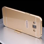 เคส Samsung Galaxy A5 l เคสฝาหลัง + Bumper (แบบเงา) ขอบกันกระแทก สีทอง