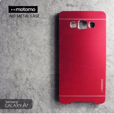 เคส Samsung Galaxy A7 Metal Case (เคสอลูมิเนียม) จาก Motomo สีแดง