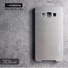 เคส Samsung Galaxy A7 Metal Case (เคสอลูมิเนียม) จาก Motomo สีเงิน