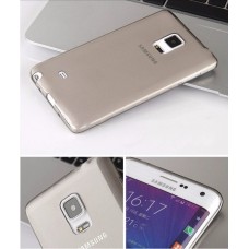 เคส Samsung Galaxy Note Edge | เคสนิ่ม Super Slim TPU บางพิเศษ พร้อมจุด Pixel ขนาดเล็กด้านในเคสป้องกันเคสติดกับตัวเครื่อง ดำ