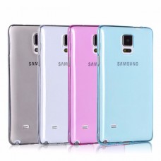 เคส Samsung Galaxy Note 4 l เคสนิ่ม Super Slim TPU บางพิเศษ พร้อมจุด Pixel ขนาดเล็กด้านในเคสป้องกันเคสติดกับตัวเครื่อง สีดำ