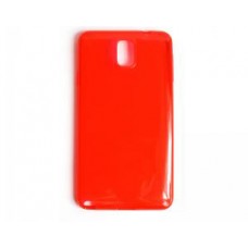 เคสใส TPU สีเรียบ สีแดง Samsung Galaxy Note 3