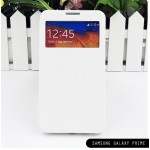 เคสฝาพับหนัง PU Galaxy Grand Prime สีขาว