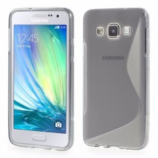 เคส Samsung Galaxy A3 l เคสยางทูโทน สีดำใส