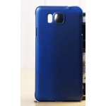 เคส Samsung Galaxy Alpha l เคสแข็งสีเรียบ สีน้ำเงิน