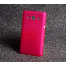 เคส Samsung Galaxy Core 2 Duos | เคสแข็ง (Hard case) สีเรียบสี ชมพูเข้ม