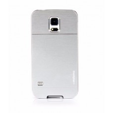 เคส Samsung Galaxy S5 Metal Case (เคสอลูมิเนียม) จาก Motomo สีเงิน