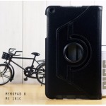 เคส ASUS Memo Pad8 (ME181C) หมุนได้ 360 องศา หนังPU ฝาพับเป็นขาตั้งได้ (ดำ)