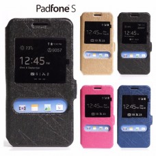 เคสฝาพับแม่เหล็ก Padfone S สีดำ