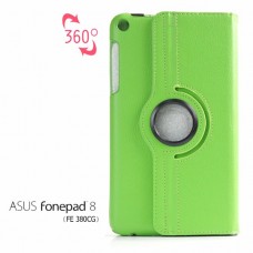 เคส ASUS Fonepad 8 (FE380CG) เอซุส โฟนแพด8 หมุนได้ 360 องศา หนังPU ฝาพับเป็นขาตั้งได้ (เขียว)