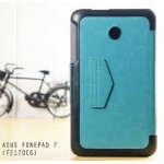 เคส ASUS Fonepad 7 (FE170CG) | เคสเอซุส โฟนแพด7 หนังPU ฝาพับเป็นขาตั้งได้ (สีฟ้า)