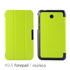 เคส ASUS Fonepad 7 (FE375CG) | เคสเอซุส โฟนแพด7 สีสันสดใส ฝาพับเป็นขาตั้งได้ (สีเขียวอ่อน)